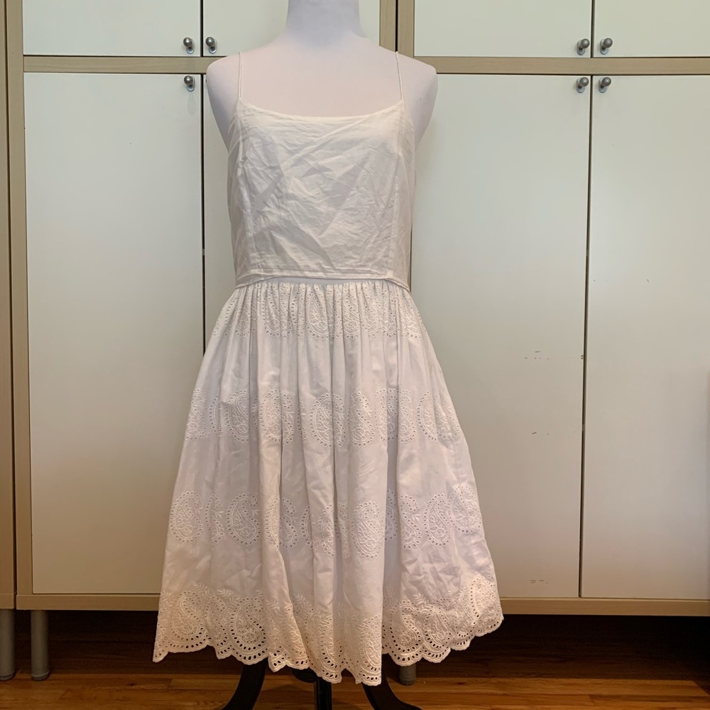 💍J. Crew White Lace Dress